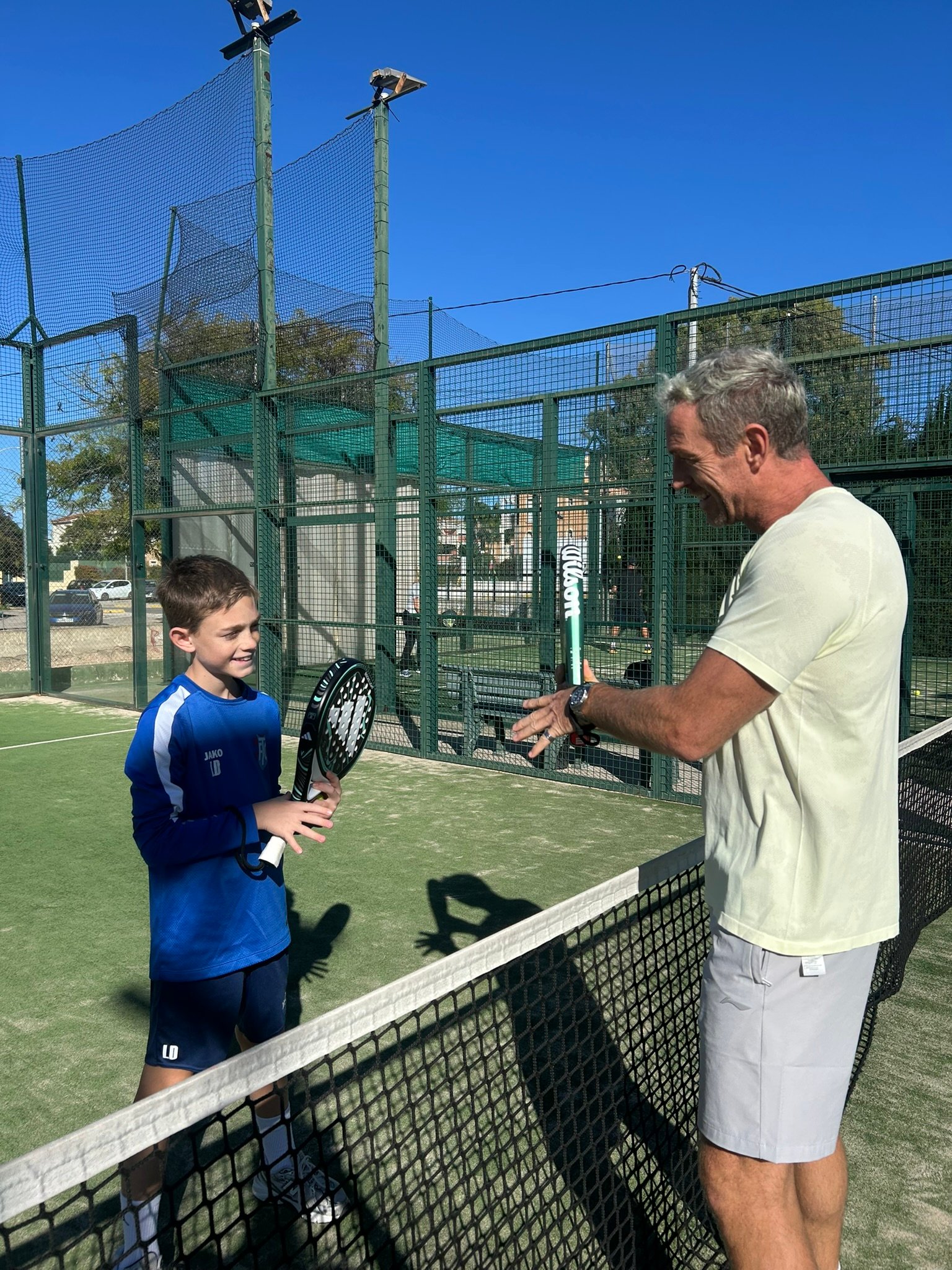 Junior padel training program focused on movement and ball control.