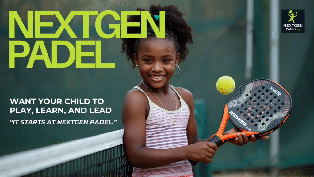 FAQs Kids experiencing their first padel lesson in a safe, fun environment.